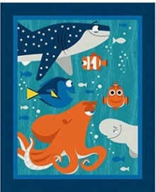 45" Panels - Finding Dory - 1 yd